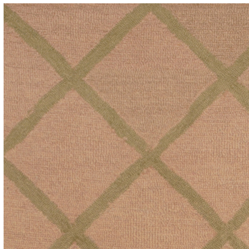 Tapis beige / vert