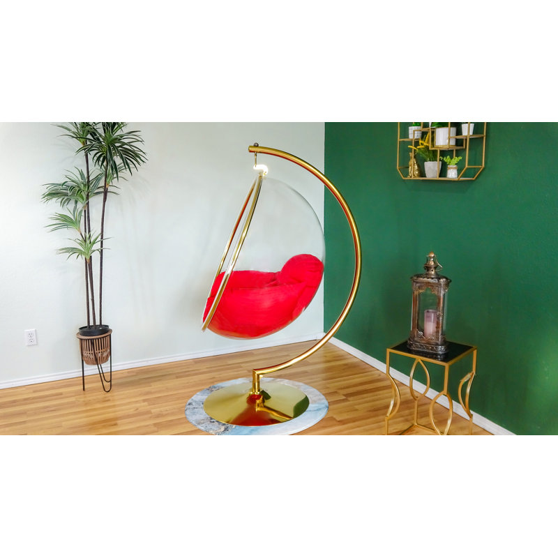 Balancelle avec support, Or / rouge
