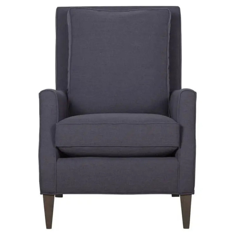Libby Langdon Halsey 25.5'' W Lounge Chair, Espresso, 8789 Sage 100% Polyester