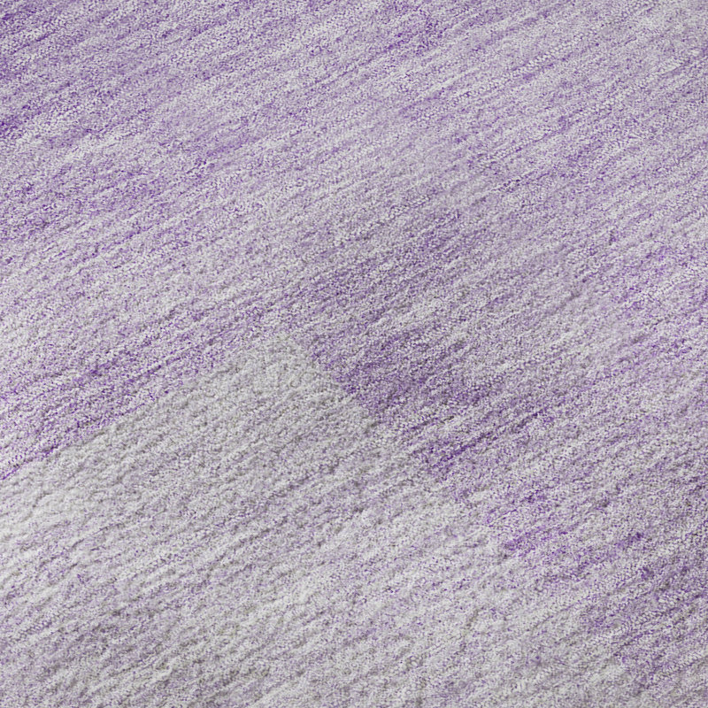 Premium Machine Washable Prisco Purple Rug, Rectangle 2'6" x 3'10"