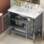 Meuble-lavabo 36 po avec lavabo en céramique-139965013