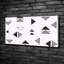 Triangles Background - Wrapped Canvas Print