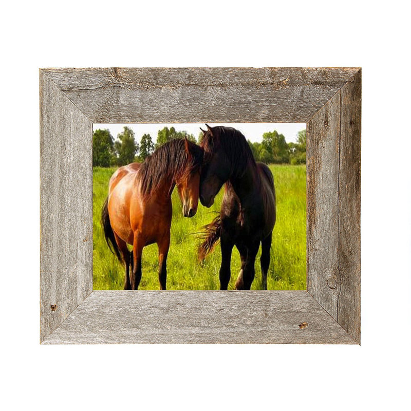 Cadre photo rustique en bois, 11 po x 14 po