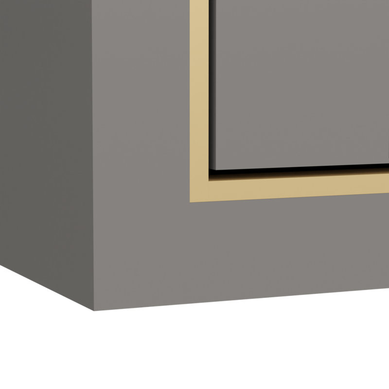 .75" W X .25" T Decorative Aluminum Bar, 72" L - Satin Stainless, Warm Bronze