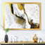 Or et noir sur marbre acrylique blanc - reproduction d'art sur toile-51145704-51145705