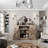 Modern Farmhouse TV Stand with Drawer-Style Cabinet Doors and Adjustable Shelf, Entertainment Center for TVs up to 65"-1056850221