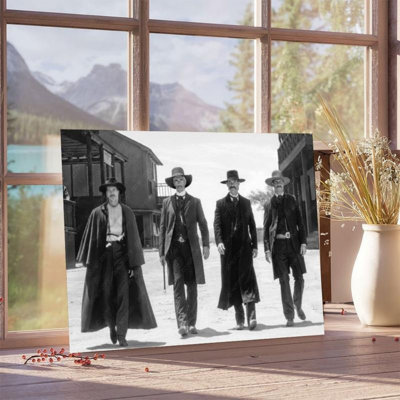 «Wild West Vintage Cowboys», reproduction sur toile - Urban Studio