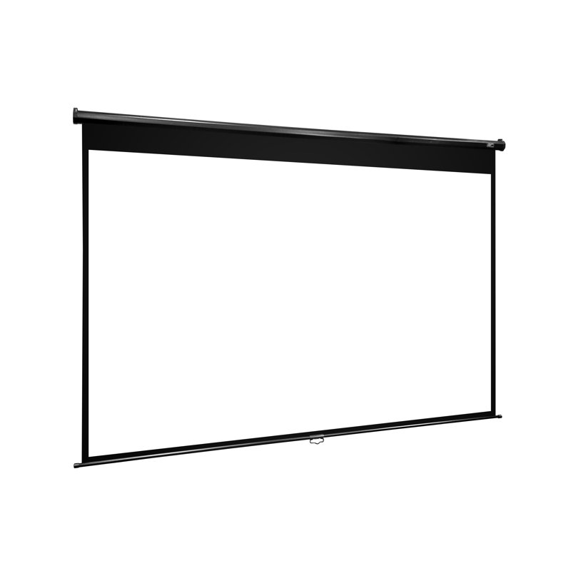 Écran de projection rétractable Manuel Series, boîtier noir, 84 po en diagonale