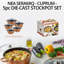 SQ Professional Nea 5 Pieces Aluminium Non-Stick Cookware Set with Glass Lids-1506269155