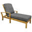 St. Lucia Outdoor Teak Chaise Lounge-1308907990