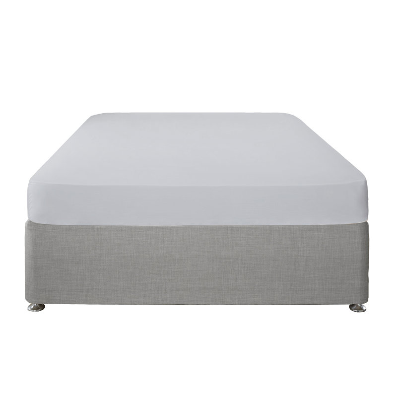 Ivka Fitted Sheet, Kingsize (5'), Silver