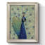 «Blue Peacock I» - impression sur toile encadrée-737952505