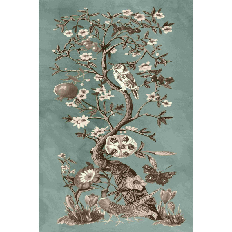 Chinoiserie patine I, H 36 po x l 24 po