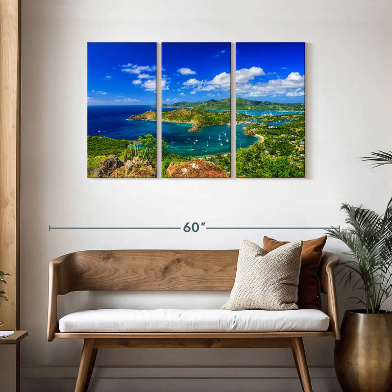 Nicci Shirley Heights Antigua, H 28 po x l 45 po