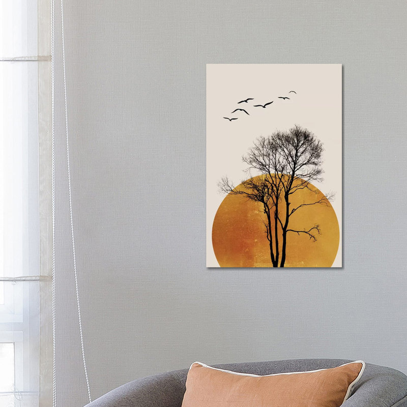 Winter Sunrise - Dark by Kubistika - Wrapped Canvas Print, 66.04 cm H x 45.72 cm W x 3.175 cm D