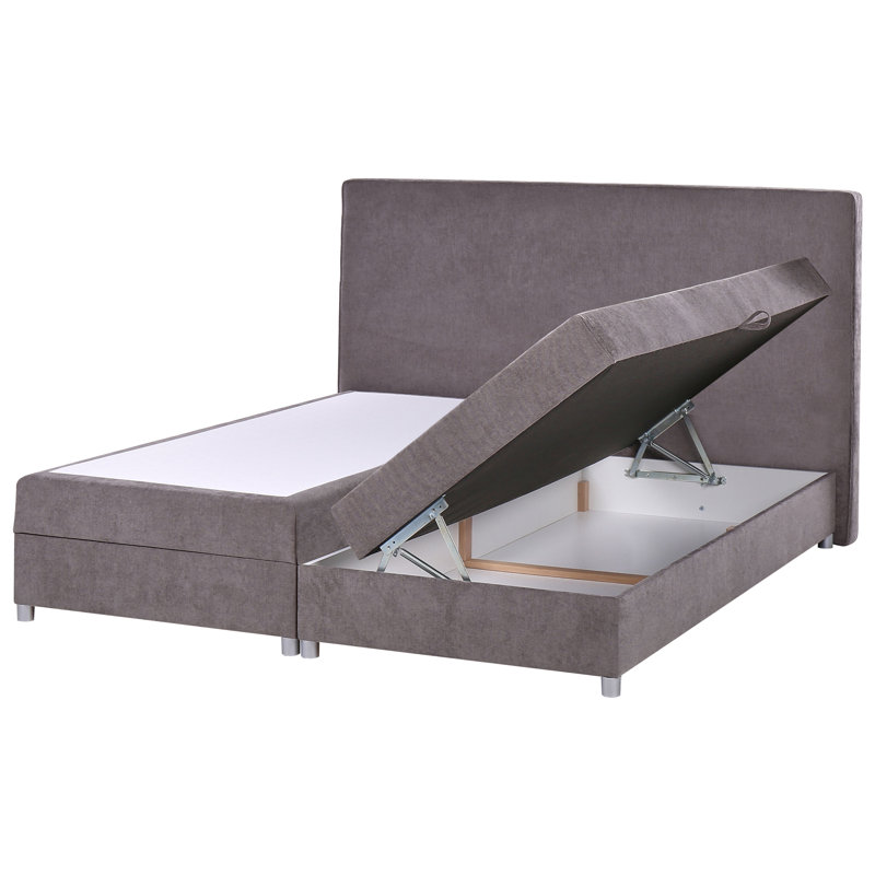 MINISTER Upholstered Bed with Mattress, Super King (6')