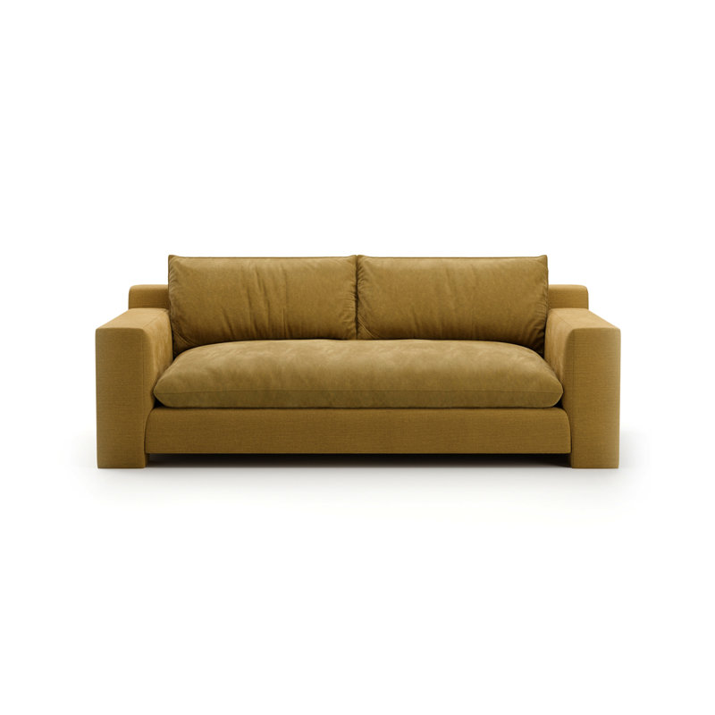 Devon 84" Sofa Camel, 26.5" H x 84" W x 39.75" D