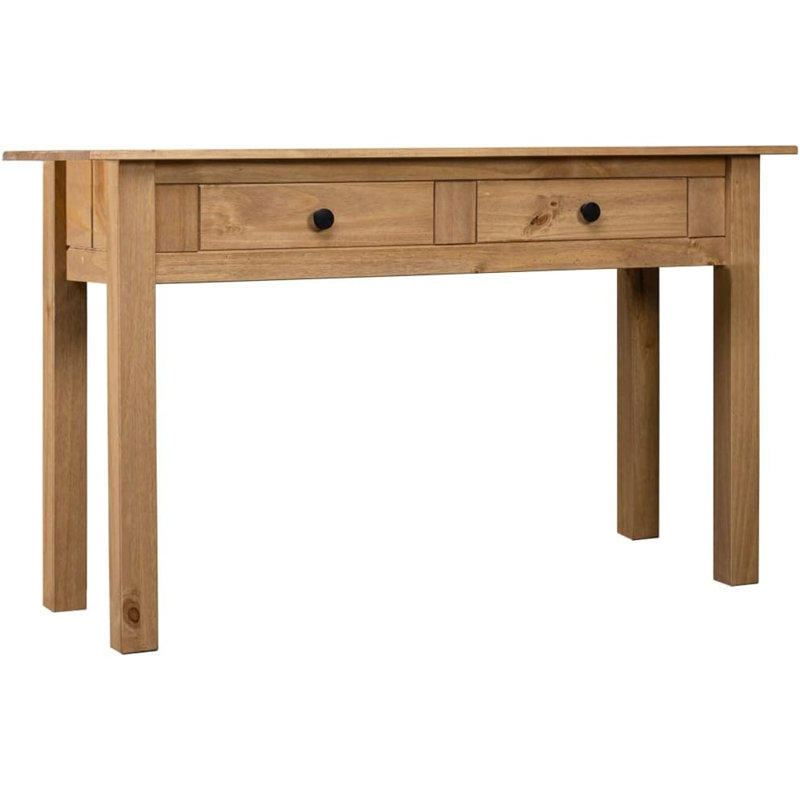 Kessel 110cm Solid Wood Console Table, Brown