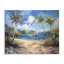 Art mural sur toile Paradise Beach Harbor par Ramona Murdock