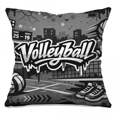 Coussins Graffiti Volleyball Scène