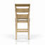 Tabouret de comptoir en bois massif l 19,5 po x P 24 po x H 42,25 po Caramel
