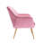 16.3'' H Velvet Upholstered Armchair-471941783