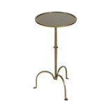 Founders Griege Iron Pedestal Side Table