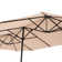 Aletse 156'' x 78'' Rectangular Market Umbrella