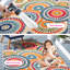 Tapis d'intérieur / extérieur à motif géométrique Dellie Performance-122390577