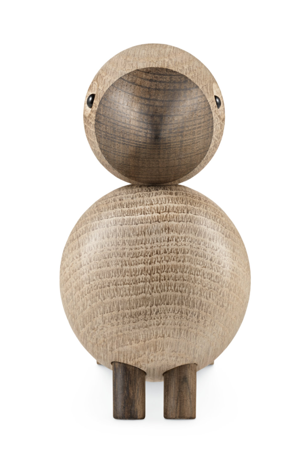 Songbird Sculpture, 6.1" H x 6.3" W x 3.1" D, Oak/Smoked Oak, 1