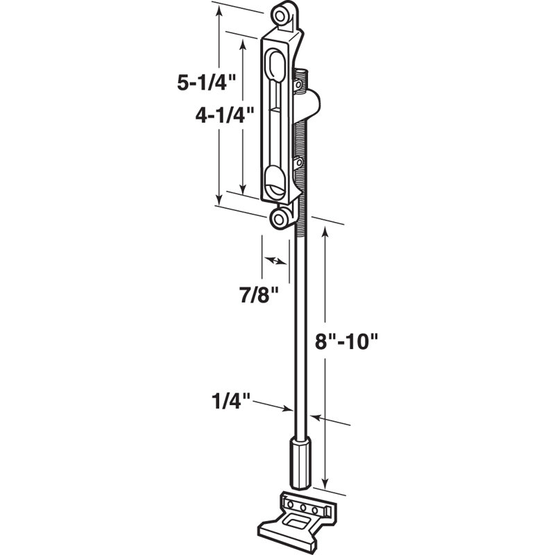 Aluminum Diecast, Flush Mount Extension Bolt (Single Pack)