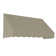 Auvent fixe en tissu acrylique San Francisco Awntech
