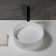 Alfi Brand 15.13'' White Matte Resin Circular Bathroom Sink