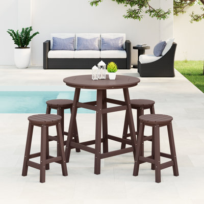 Laguna 5-Piece Round Counter Set