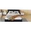 Grand lit plateforme tapissier, noir-129460313