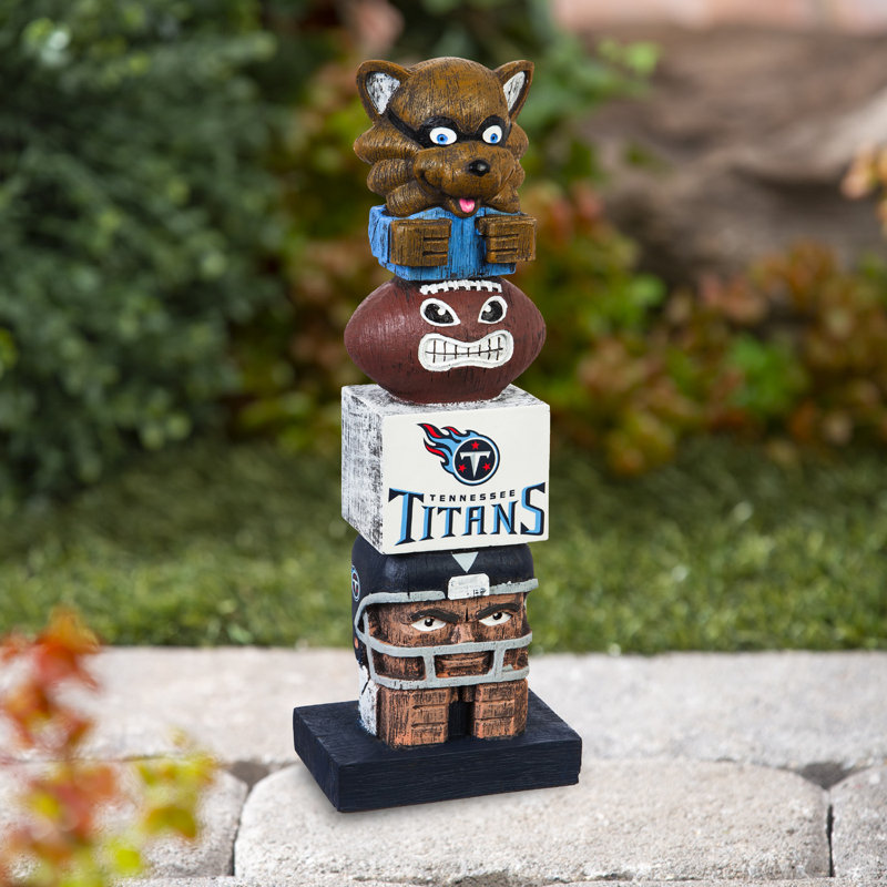 Statue de jardin d'intérieur / extérieur NFL New York Giants, Titans du Tennessee, H 16 po x l 5,5 po x P 4 po