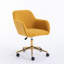 Chaise de bureau Teddy en tissu, pivotante à 360 ° à hauteur réglable, capacité de 250 lb, facile à assembler, idéale pour le bureau à domicile-1326401394
