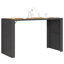 Lesbury Garden Bar Table with Acacia Wood Top Poly Rattan-730323642-730323644