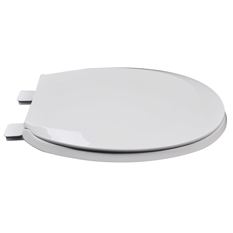 Round Toilet Seat and Lid, White