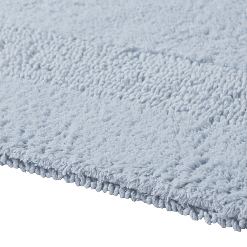 Jessica Ebern Designs Home Jessica Ring Spun Cotton Bath, Single - 24" L x 60" W, Light Blue