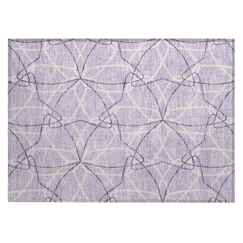  Alegandro Area Rug with Non-Slip Backing, Rectangle 1'8" x 2'6"