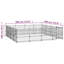Trent 100cm H Metal Yard Kennel With Door