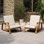 Brayson Acacia Outdoor Lounge Chair