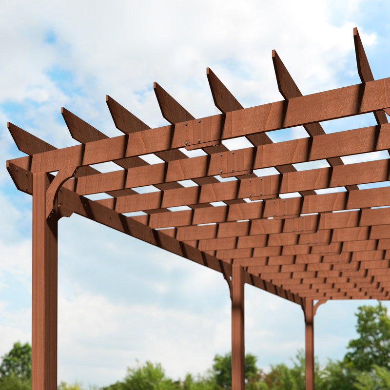 12×20 Ft. Solid Wood Pergola