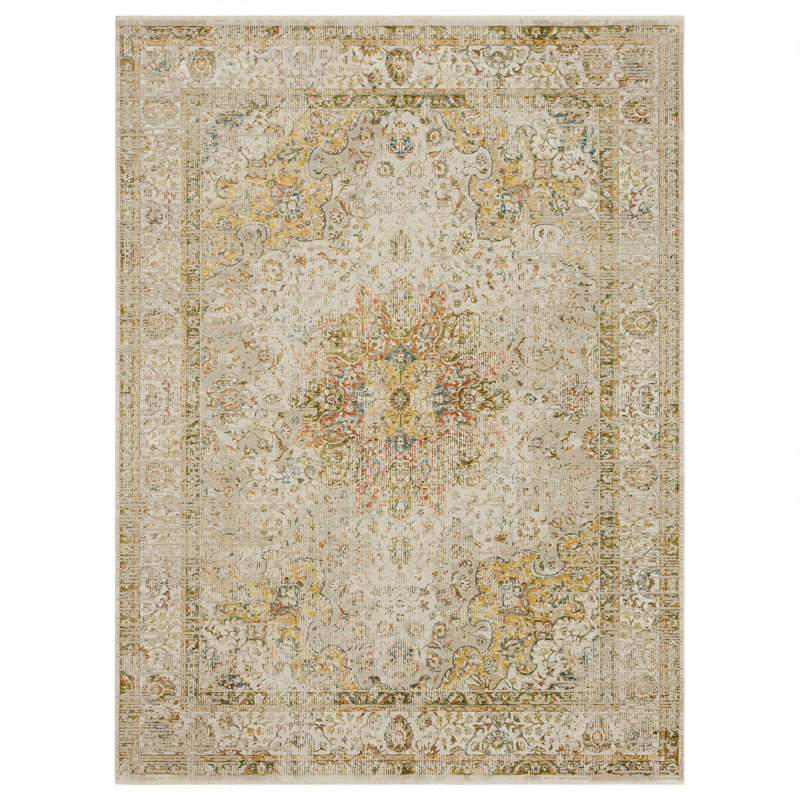 Tapis crème Karastan Rugs Keepsake, Rectangle 5 pi x 7 pi 6 po