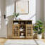 Armoire avec portes coulissantes et tablette réglable-914347594