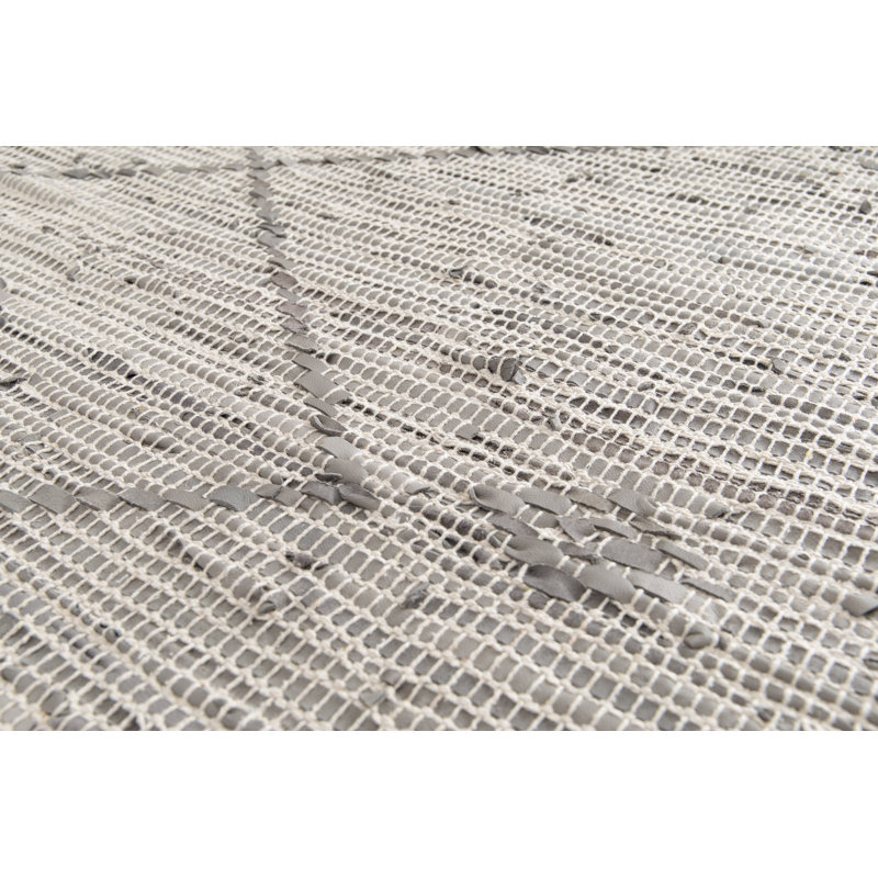 Alaniz Hand Woven Grey Indoor Rug, Rectangle 200cm x 290cm