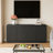 Fluted 4-Door TV Stand with Power Outlet For TVs Up to 85"-133484933