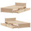Solid Wood Storage Bed-695199889
