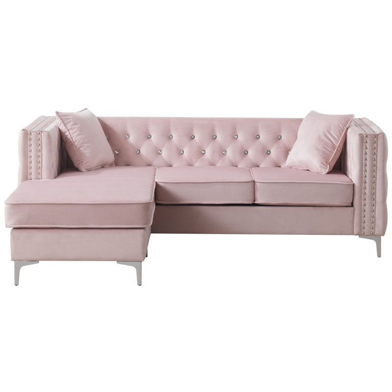 Sofa Chaise , PINK